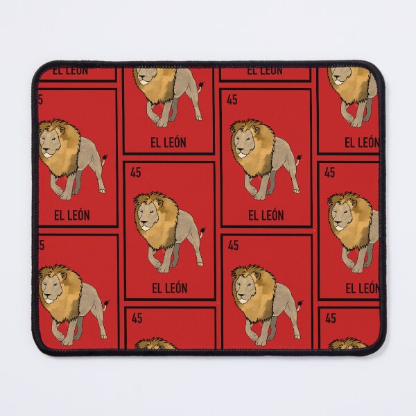 Item preview, 45 El Leon , the lion, loteria card, Mexican bingo designed and sold by DarbyHunterArt.