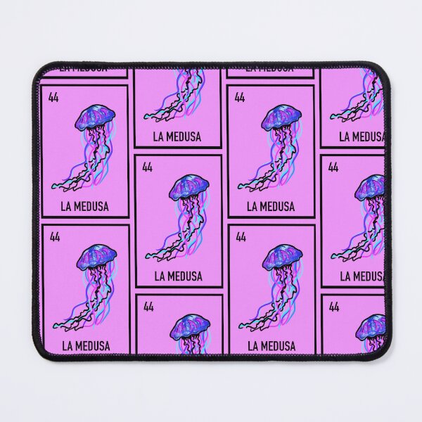 Item preview, 44 La Medusa , the jellyfish , loteria card , Mexican bingo designed and sold by DarbyHunterArt.