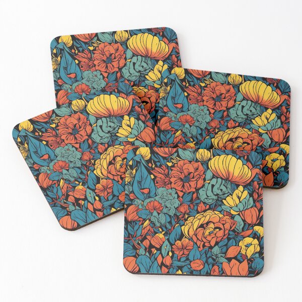 Item preview, big flowers seamless pattern  designed and sold by WildWaveStylez.