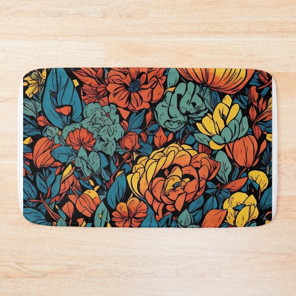 Item preview, big flowers seamless pattern  designed and sold by WildWaveStylez.