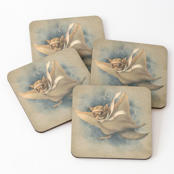 Item preview, Flying Squirrel the Aviator designed and sold by Mazarineart.