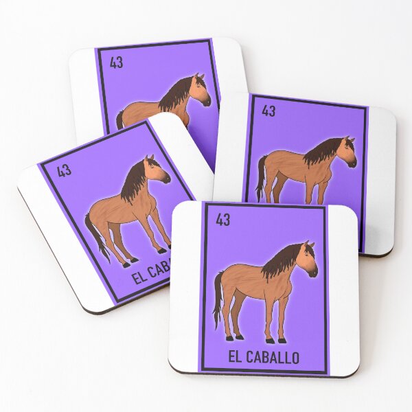 Item preview, 43 El caballo, the horse , loteria card , Mexican bingo  designed and sold by DarbyHunterArt.