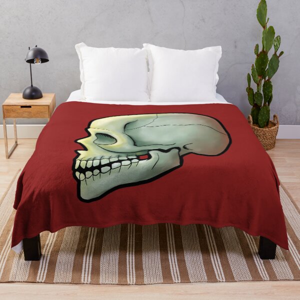 Item preview, Skull illustration dark red background designed and sold by IJStanding.
