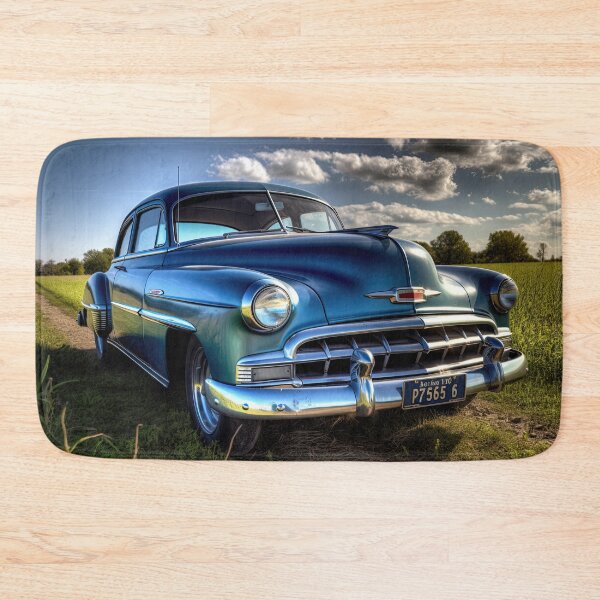 Aperçu de l'œuvre 1950 Chevrolet Bel Air dans les terres agricoles créée et vendue par Diego Re.