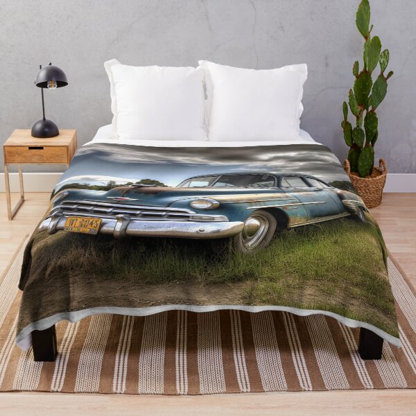 Artikelvorschau, Rostiger Chevrolet Bel Air von 1950 auf einem Gebiet entworfen und verkauft von Diego Re.
