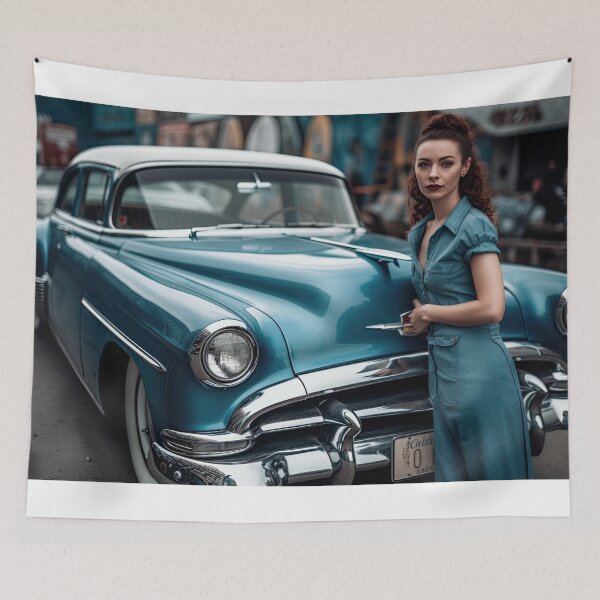 Item preview, Posing In Front Of A 1950 Chevrolet Bel Air designed and sold by Diego Re.