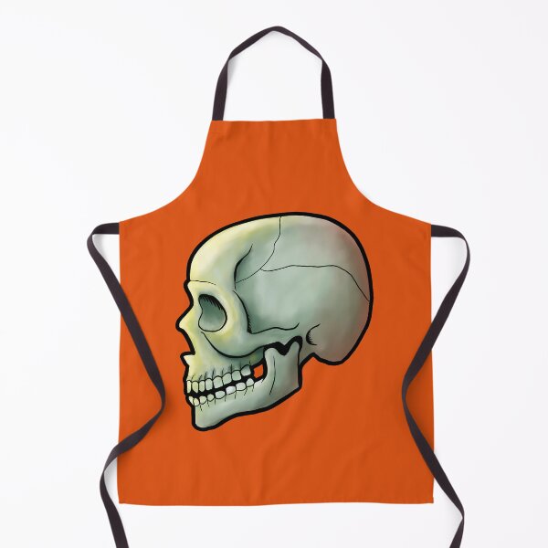 Item preview, Skull illustration orange background designed and sold by IJStanding.
