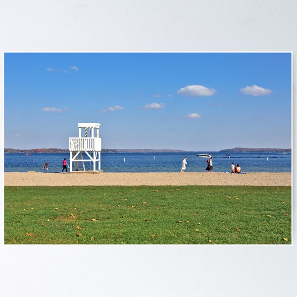 October Beach Poster