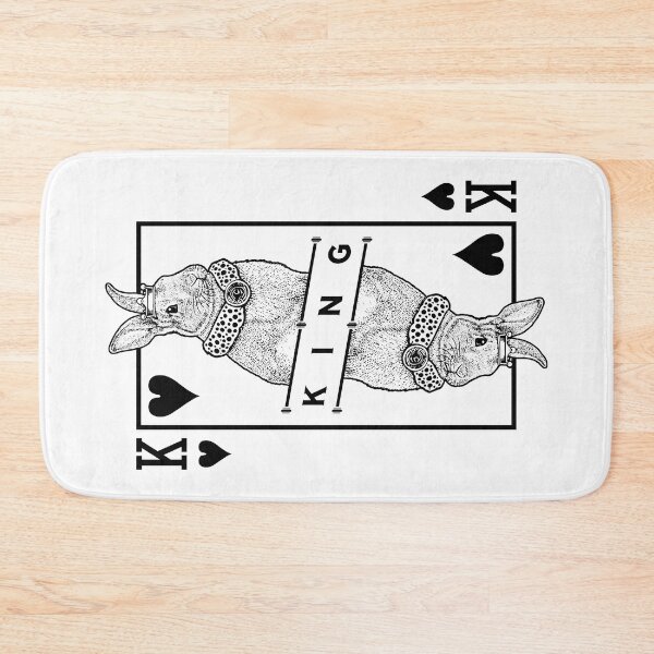 Item preview, Mini Rex Bunny Rabbit King Of Hearts Funny Pet Pop Art designed and sold by GrandeDuc.