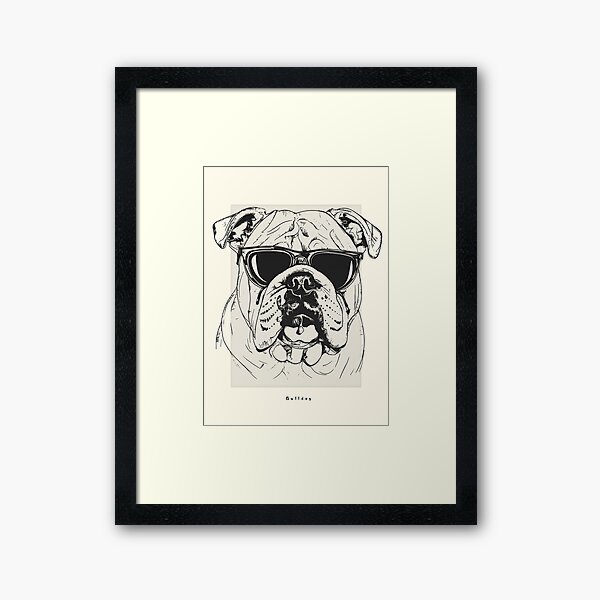 Artikel-Vorschau von Bulldog Digital Sketch Drawing Illustration, designt und verkauft von rafaeltto.