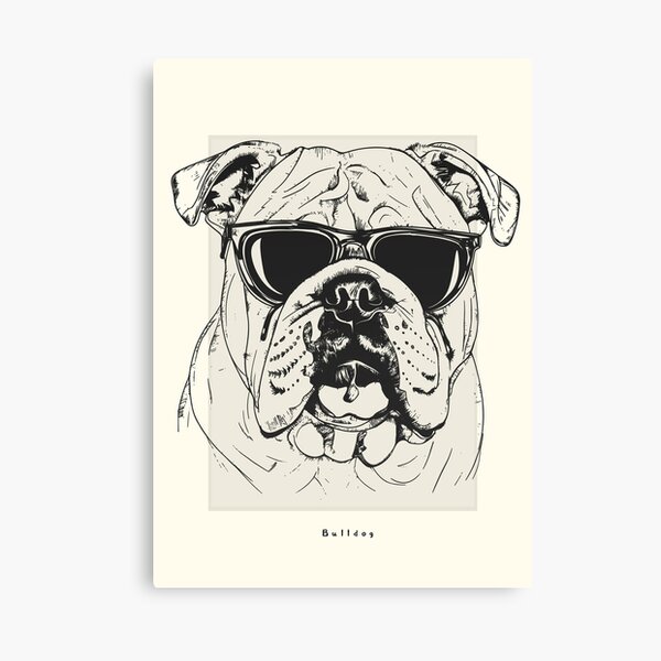 Artikel-Vorschau von Bulldog Digital Sketch Drawing Illustration, designt und verkauft von rafaeltto.