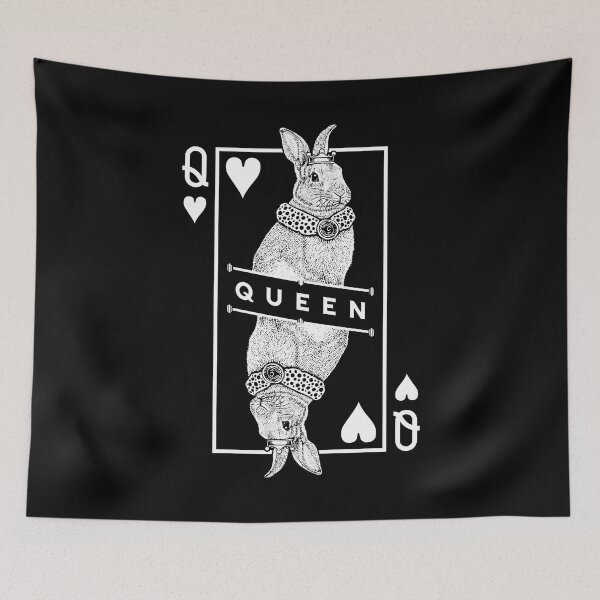 Item preview, Mini Rex Bunny Rabbit Queen Of Hearts Funny Pet Pop Art designed and sold by GrandeDuc.