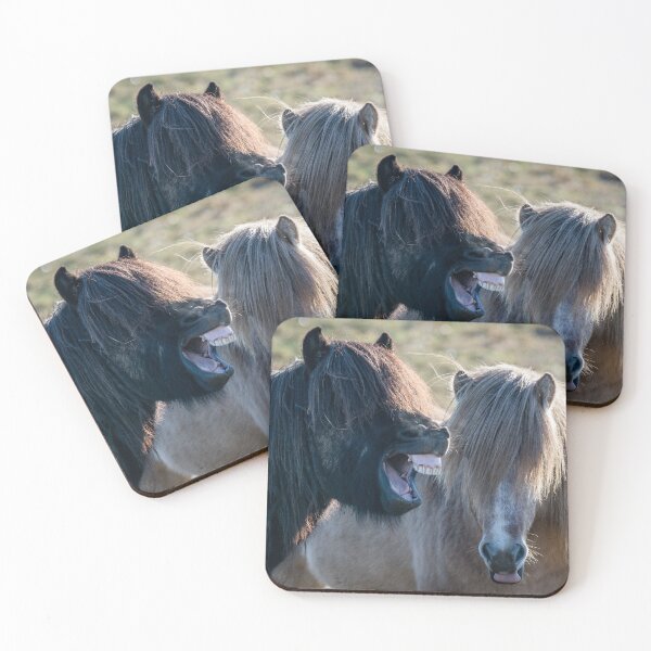 Item preview, The grin of the Icelandic stallions designed and sold by Ingo Gerlach.
