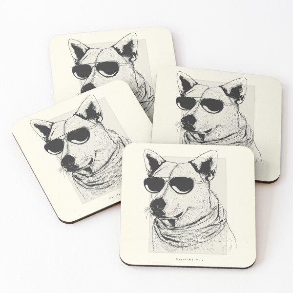 Item preview, Carolina Dog Digital Sketch Drawing Illustration designed and sold by rafaeltto.