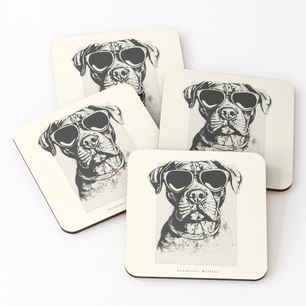 Item preview, Catahoula Bulldog Digital Sketch Drawing Illustration designed and sold by rafaeltto.