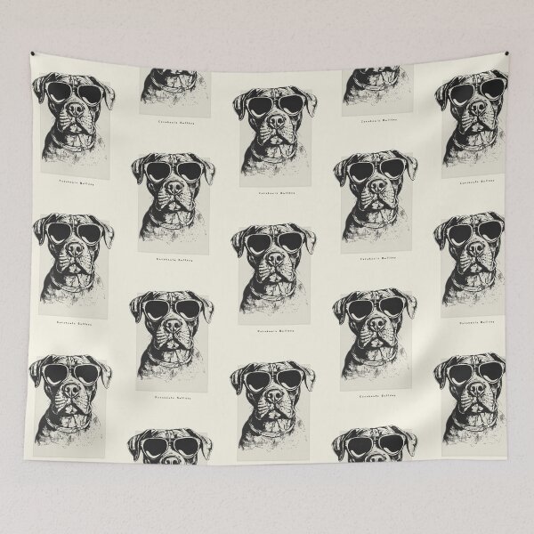 Item preview, Catahoula Bulldog Digital Sketch Drawing Illustration designed and sold by rafaeltto.