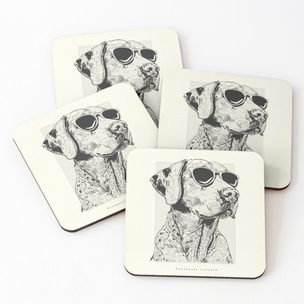 Item preview, Catahoula Leopard Digital Sketch Drawing Illustration designed and sold by rafaeltto.