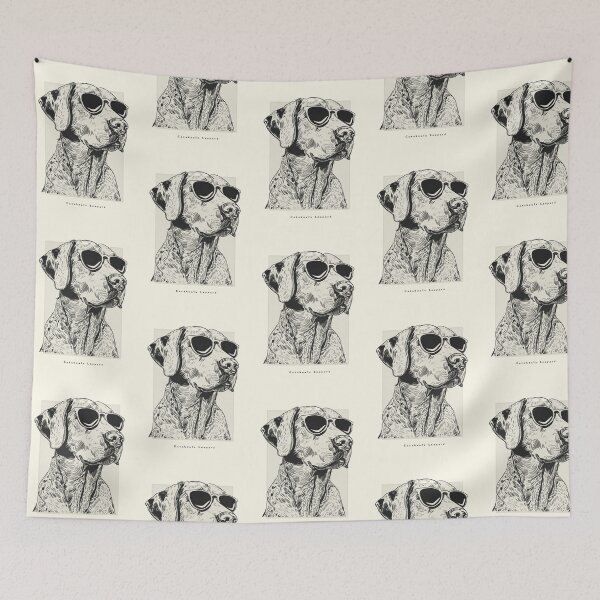 Item preview, Catahoula Leopard Digital Sketch Drawing Illustration designed and sold by rafaeltto.