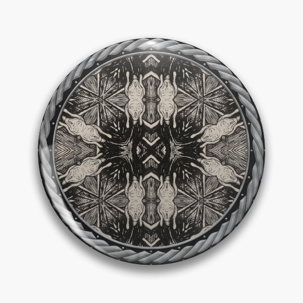 Item preview, Kaleidoscope Scream in Celtic Circle Frame 4 designed and sold by Swabcraft.