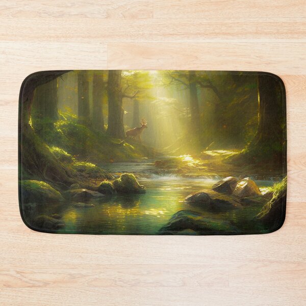 Item preview, Nature Wall Art - Magical Forest Clearing designed and sold by letsgetinspired.
