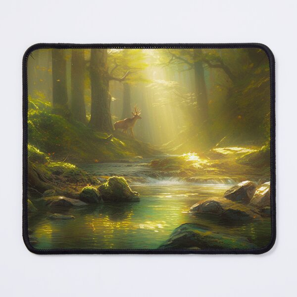 Item preview, Nature Wall Art - Magical Forest Clearing designed and sold by letsgetinspired.