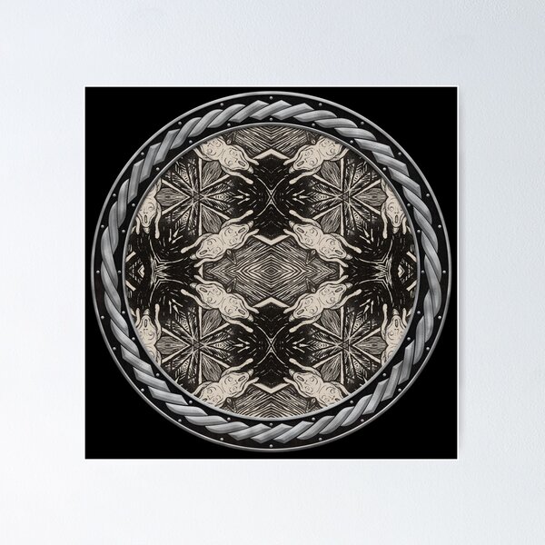 Item preview, Kaleidoscope Scream in Celtic Circle Frame 5 designed and sold by Swabcraft.