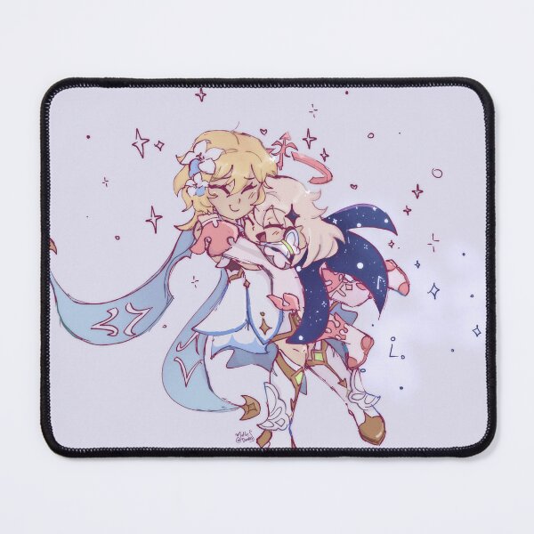 Item preview, Lumine and Paimon designed and sold by muffindoodles.