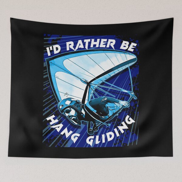 Item preview, Deltaplane Gliders Saying '' I'd Rather Be Hang Gliding" designed and sold by Aerolovers.