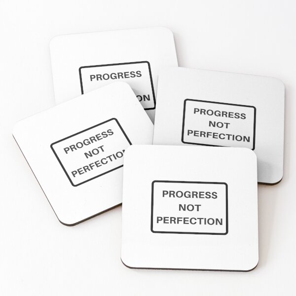 Item preview, PROGRESS NOT PERFECTION designed and sold by Inspirationmotivation.