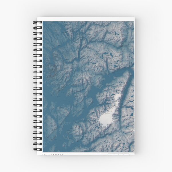 Item preview, Map of Folgefonna, Norway designed and sold by Henrik Gulliksen Schüller.