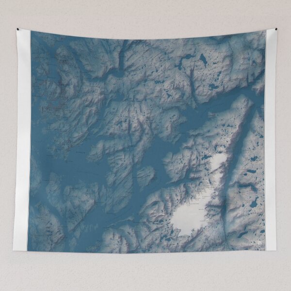 Item preview, Map of Folgefonna, Norway designed and sold by Henrik Gulliksen Schüller.