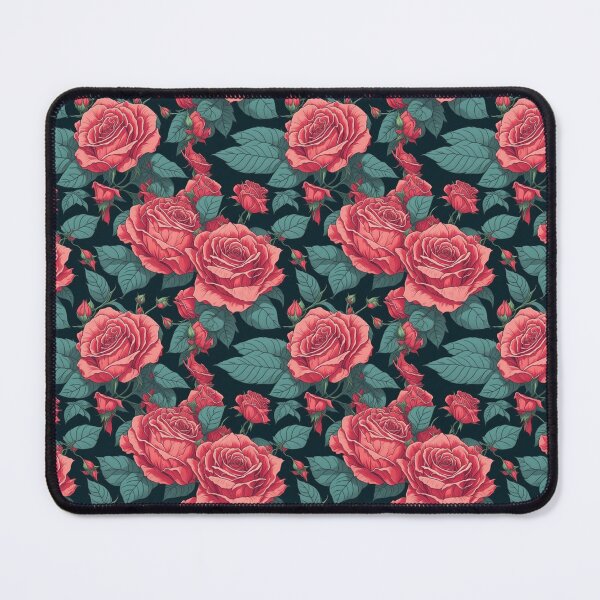 Item preview, Cartoon Flower Pattern, Red Roses, Tile, Continuous designed and sold by 5dward.