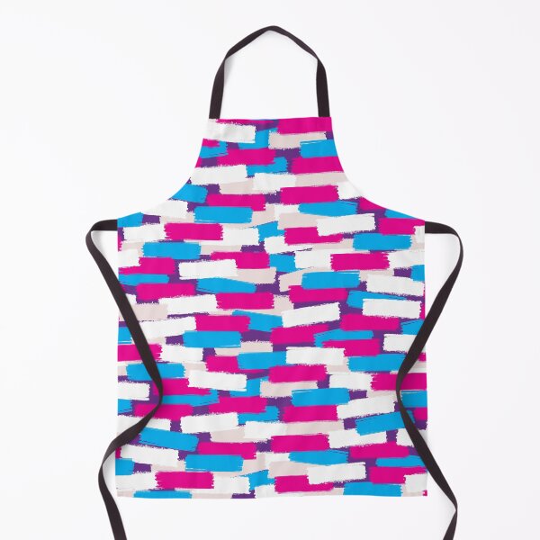 Item preview, Abstract Pink and Blue And White on Purple Background, Paint Brush Effect designed and sold by Throwtopia.