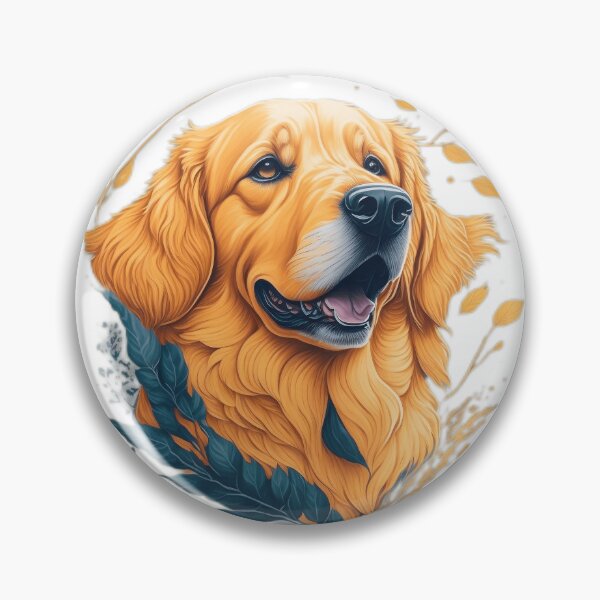 Item preview, Cute Golden Retriever Dog Face designed and sold by artist-mac.