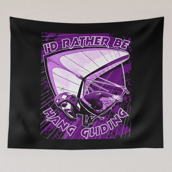 Item preview, Deltaplane Gliders Saying '' I'd Rather Be Hang Gliding" designed and sold by Aerolovers.