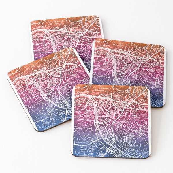 Item preview, Würzburg City Map designed and sold by ArtPrints.