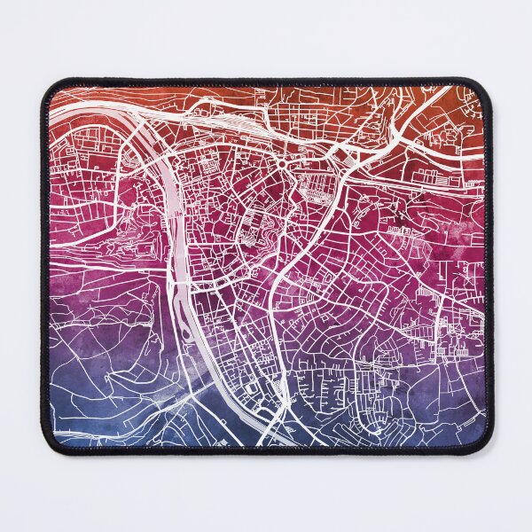 Item preview, Würzburg City Map designed and sold by ArtPrints.