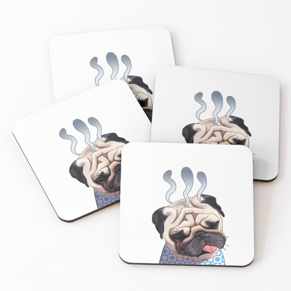 Item preview, Sick Tired Pug Dog designed and sold by Toss4pon.