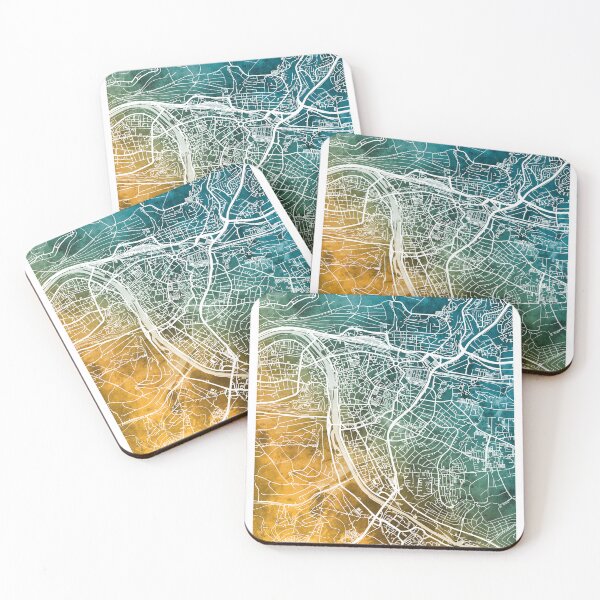 Item preview, Würzburg City Map designed and sold by ArtPrints.