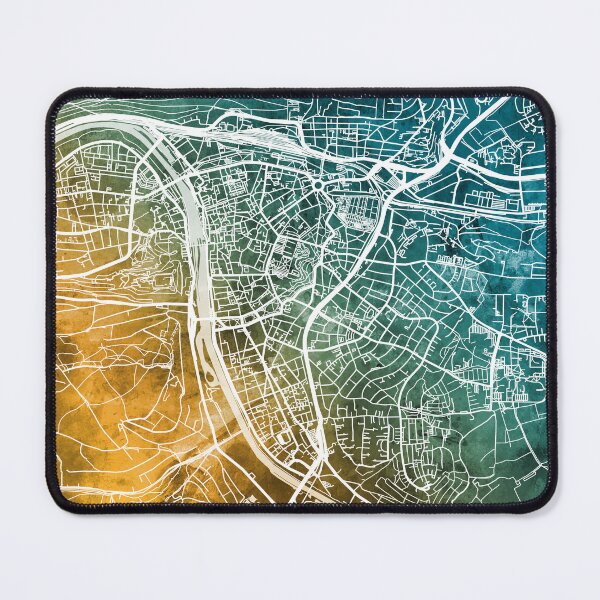 Item preview, Würzburg City Map designed and sold by ArtPrints.