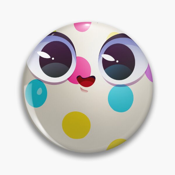 Item preview, Colorful Doted Egg Cartoon Character Egg Smiling Emoji  designed and sold by Muhammad  Toqeer.