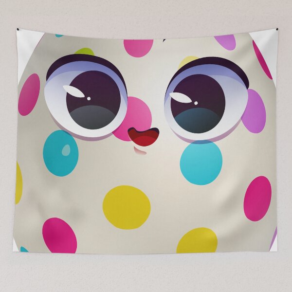 Item preview, Colorful Doted Egg Cartoon Character Egg Smiling Emoji  designed and sold by Muhammad  Toqeer.