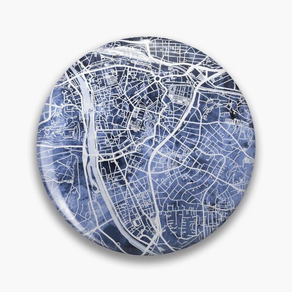 Item preview, Würzburg City Map designed and sold by ArtPrints.