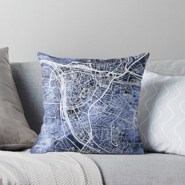 Item preview, Würzburg City Map designed and sold by ArtPrints.