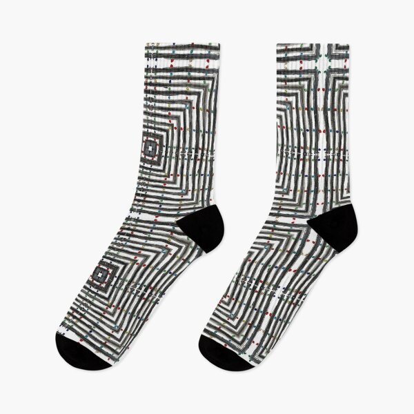 Item preview, Black and White Kaleidoscope Pattern designed and sold by KeksWorkroom.