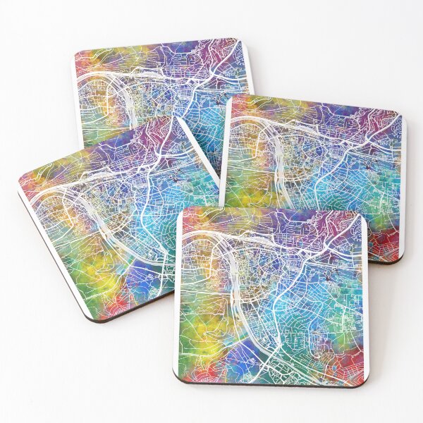 Item preview, Würzburg City Map designed and sold by ArtPrints.