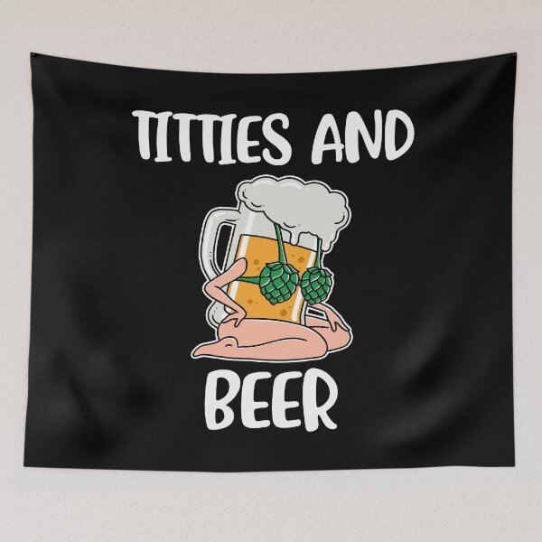Item preview, Titties And Beer Funny Beer Gift designed and sold by CatRobot.