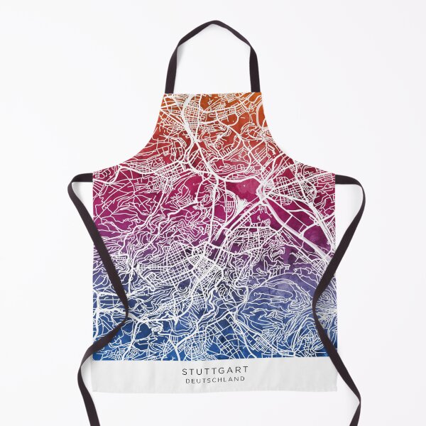 Item preview, Stuttgart Germany City Map designed and sold by ArtPrints.