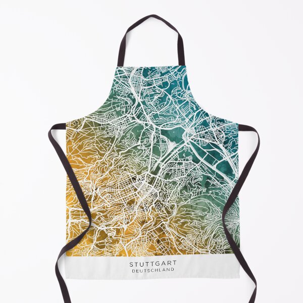 Item preview, Stuttgart Germany City Map designed and sold by ArtPrints.