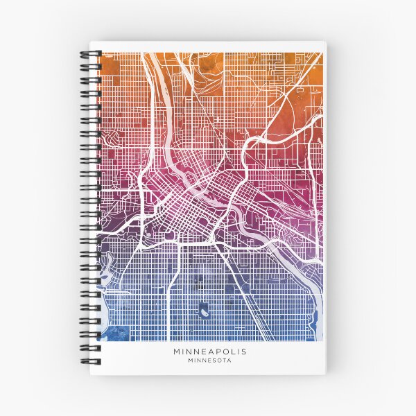 Item preview, Minneapolis Minnesota City Map designed and sold by ArtPrints.